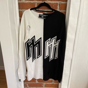 Kill star MM distressed sweater